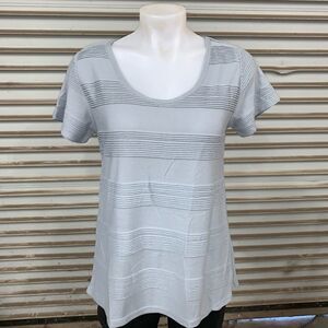 LuLaRoe gray short sleeve top